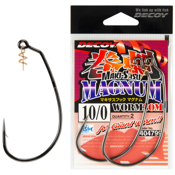 Decoy Worm30M Makisasu Hook Magnum #10/0 (2 pcs/pack)
