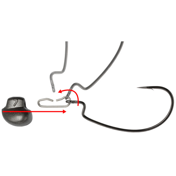 Jig head Decoy VJ-78 Switch Bomb #1/0 3.5g (2 pcs/pack)