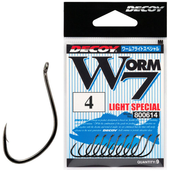 Decoy Worm7 Light Special #2 Hook (9 pcs/pack)