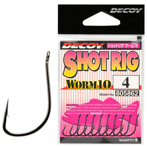 Гачок Decoy Worm10 Shot Rig #2 (9 шт/уп)