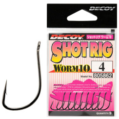 Decoy Worm10 Shot Rig #3 (9 pcs/pack)