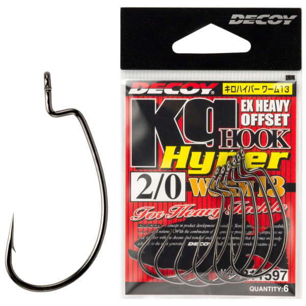 Decoy Worm 13 Kg Hyper Hook #1/0 (7 pcs/pack)