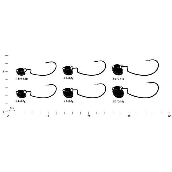 Jig head Decoy VJ-78 Switch Bomb #2/0 7.0g (2 pcs/pack)
