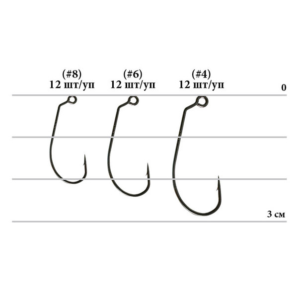 Decoy Hook MG-3 Light Game #4 (12 pcs/pack)