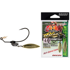 Монтаж Decoy Worm230G Makisasu Blade Gold #1/0-2.5g (2шт/уп)