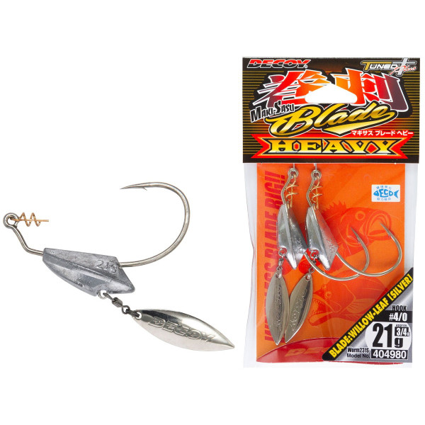 Монтаж Decoy Worm231S Makisasu Blade Heavy #1/0-11.0g (2шт/уп)