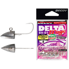Джиг головка Decoy SV-51 Delta Magic #4-1.8g (5шт/уп)