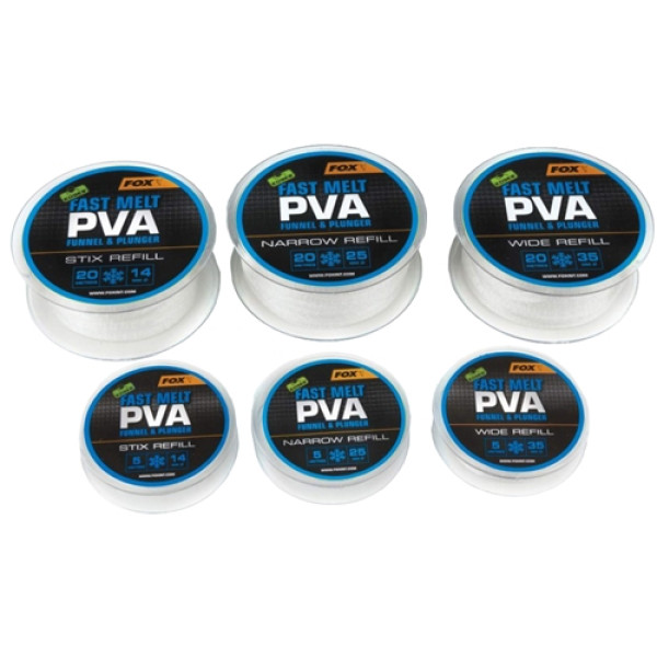 Fox International Edges PVA Mesh Fast Melt Refills 14mm Stix - 5m