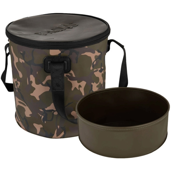 Fox International Aquos Camo Bucket & Insert 17L for groundbait