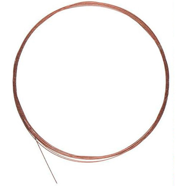 Ukrspin Orange Spinning AFW steel leader material, 1x7 set, 9kg (20lb)/0.28mm, 2m, and 20 tubes