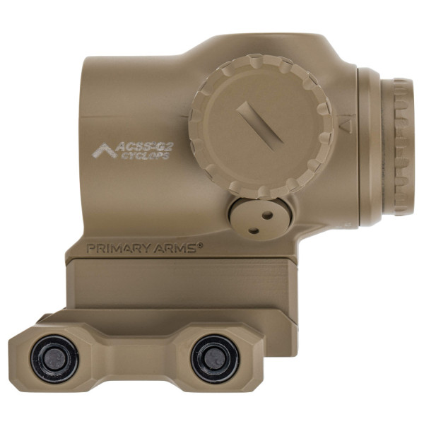 Primary Arms SLx 1X MicroPrism Sight with ACSS Cyclops G2 Reticle. FDE