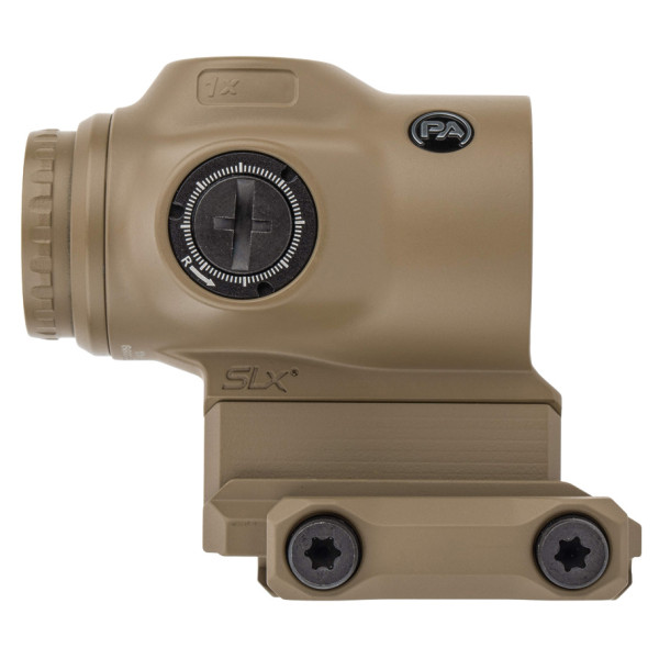 Primary Arms SLx 1X MicroPrism Sight with ACSS Cyclops G2 Reticle. FDE