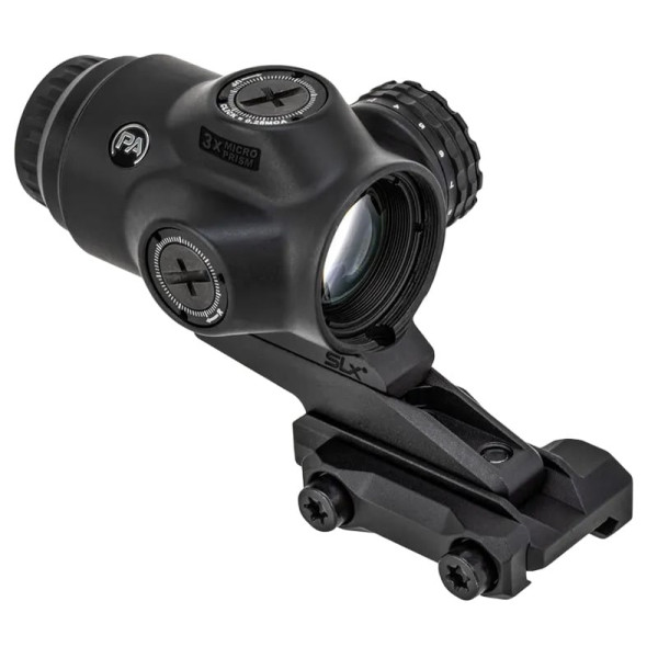 Primary Arms SLx 3X MicroPrism Riflescope with ACSS Raptor 5.56/.308 Reticle - Yards, Black