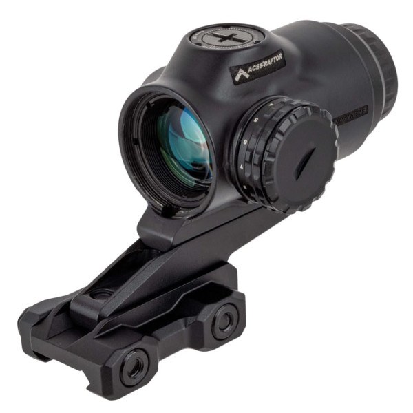 Primary Arms SLx 3X MicroPrism Sight with ACSS Raptor 7.62X39mm/300BLK Yard Black Reticle