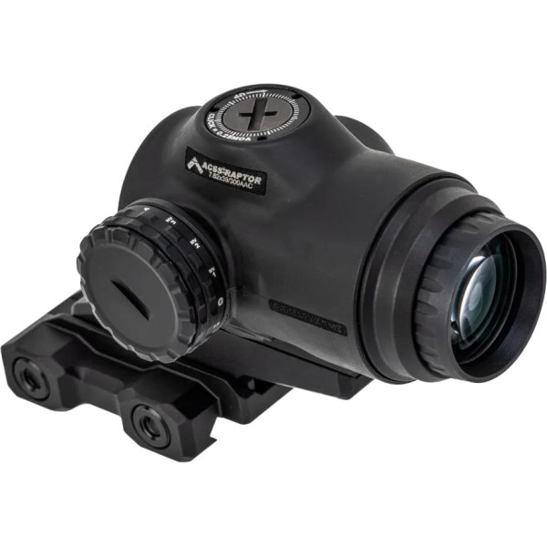 Primary Arms SLx 3X MicroPrism Sight with ACSS Raptor 7.62X39mm/300BLK Yard Black Reticle