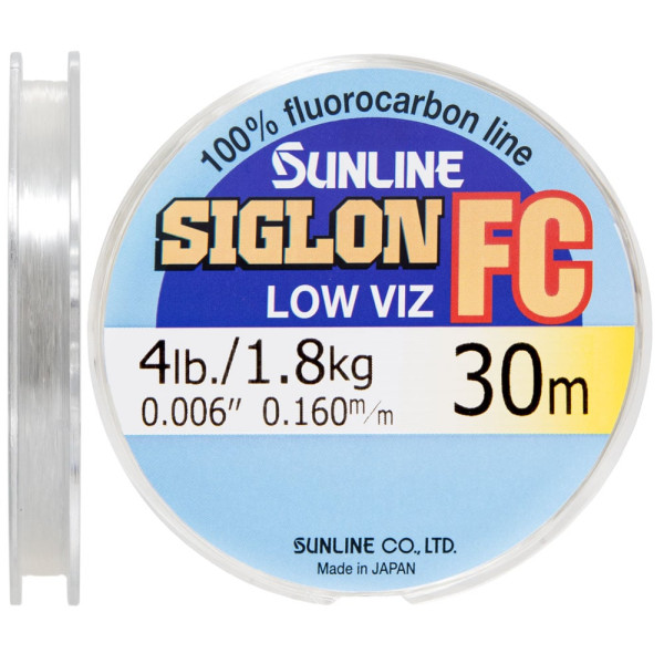 Fluorocarbon Sunline SIG-FC 30m 0.160mm 4lb/1.8kg leader