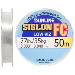 Fluorocarbon Sunline SIG-FC 50m 0.84mm 77lb/35kg leader