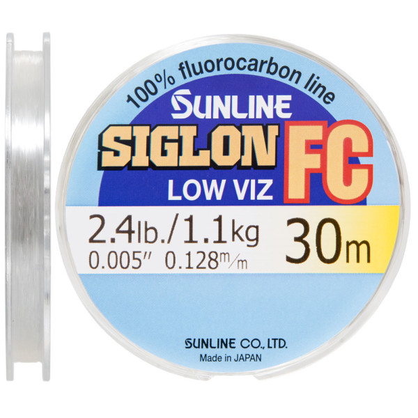 Флюорокарбон Sunline SIG-FC 30м 0.128мм 2.4lb/1.1кг повідковий