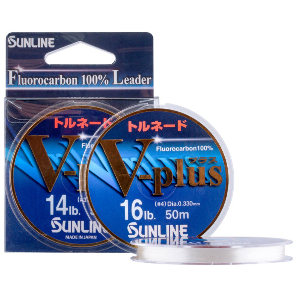 Sunline V-Plus Fluorocarbon 50m #2 0.235mm 8lb/4kg