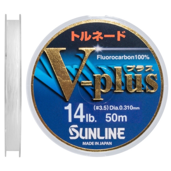 Флюорокарбон Sunline V-Plus 50м #3.5 0.31мм 14lb/7кг