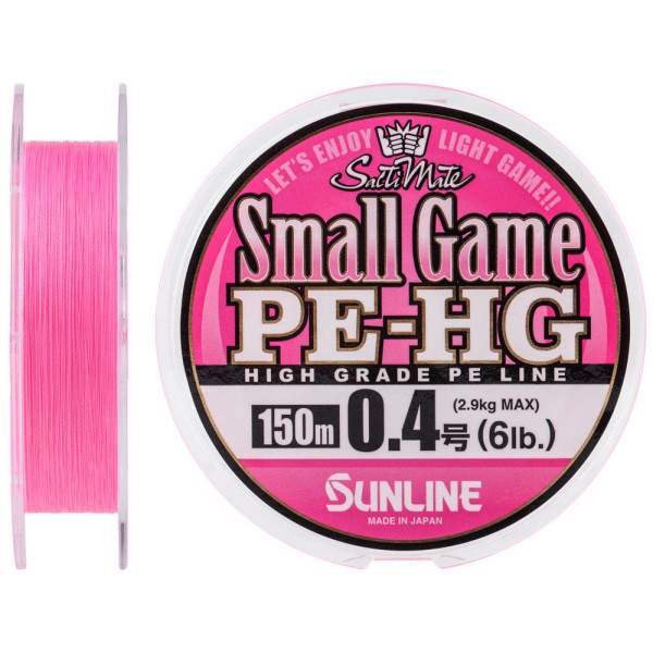 Sunline Small Game PE-HG Cord 150m #0.4/0.104mm 6LB 2.9kg