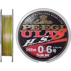 Cord Sunline PE EGI ULT HS8 180m #0.6/0.128mm 4.5kg