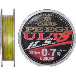 Cord Sunline PE EGI ULT HS8 180m #0.7/0.138mm 5.3kg