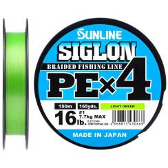 Шнур Sunline Siglon PE х4 300m (салат.) #1.0/0.171mm 16lb/7.7kg