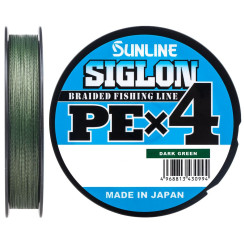 Cord Sunline Siglon PE x4 300m (dark green) #1.5/0.209mm 25lb/11.0kg