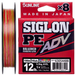Cord Sunline Siglon PE ADV x8 150m (multi.) #1.0/0.171mm 12lb/5.5kg