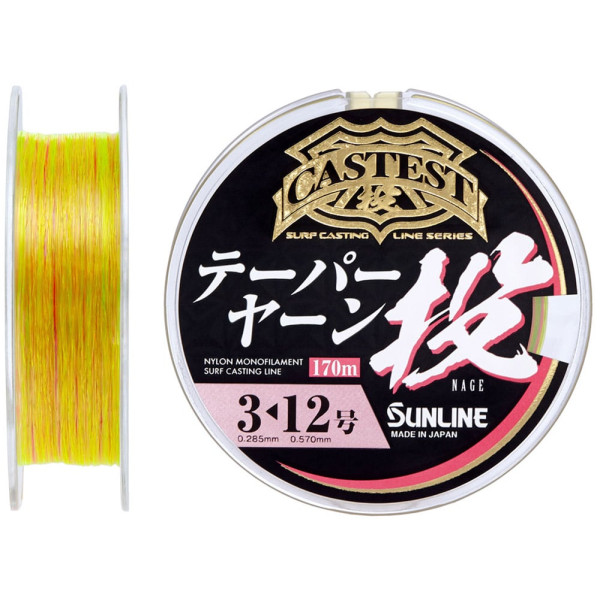 Лісочка Sunline Castest Tapered 220m конусна 0.285-0.570mm 6.0kg