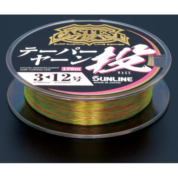 Лісочка Sunline Castest Tapered 220m конусна 0.285-0.570mm 6.0kg