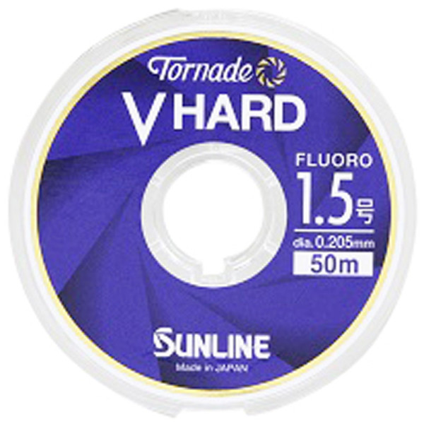 Sunline FC Tornado V Hard'22 HG Fluorocarbon 50m #2.75/0.275mm 5.5kg