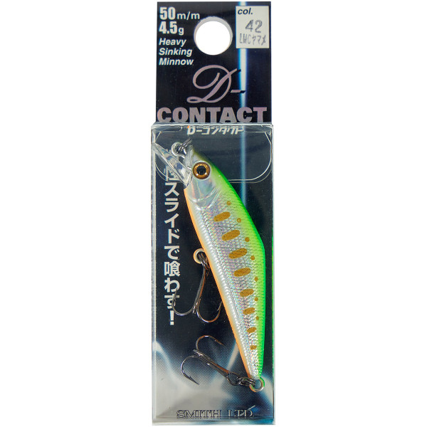 Воблер Smith Contact 50S 50mm 4.5g #42 Lime Chart Yamame