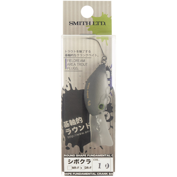 Воблер Smith Sibo-Cra DR-F 34мм 3.2g #10 Frozen smoke
