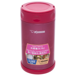 Пищевой термоконтейнер ZOJIRUSHI SW-FCE75PJ 0.75 л ц:малиновый