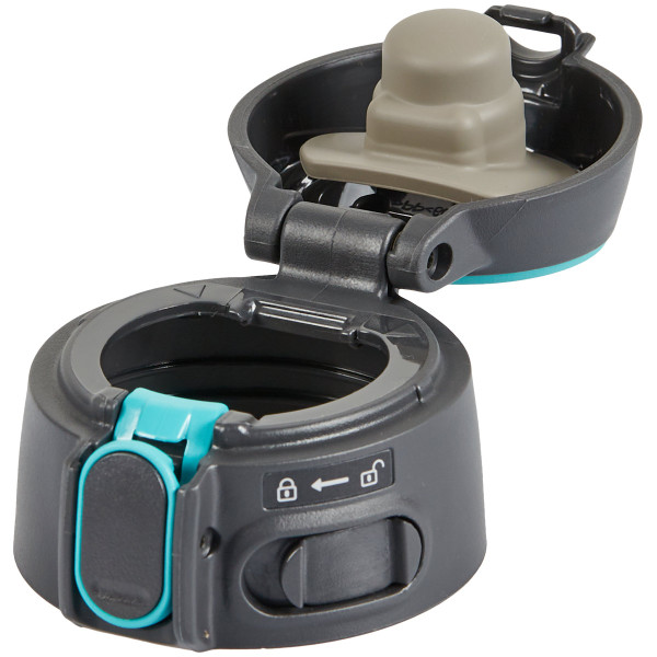 Zojirushi SM-TA/TAE Thermos Lid, Black/Turquoise