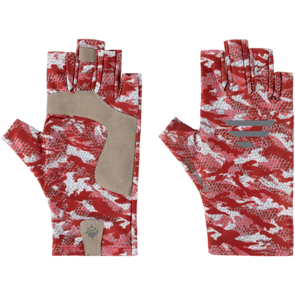 Перчатки Favorite Solar Fishing Gloves 5 Cut S/M ц:red