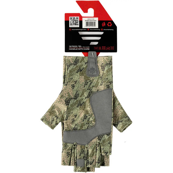 Favorite Solar Fishing Gloves 5 Cut S/M ts: khaki