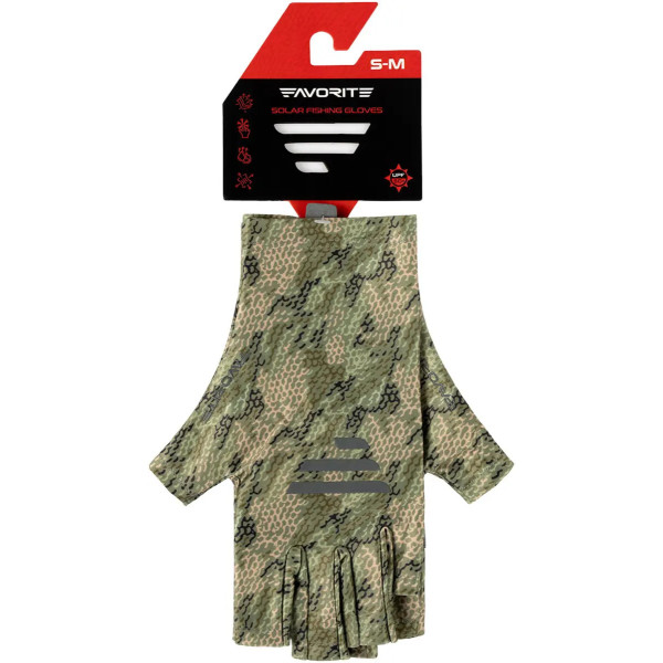 Рукавички Favorite Solar Fishing Gloves 5 Cut L/XL ц:khaki