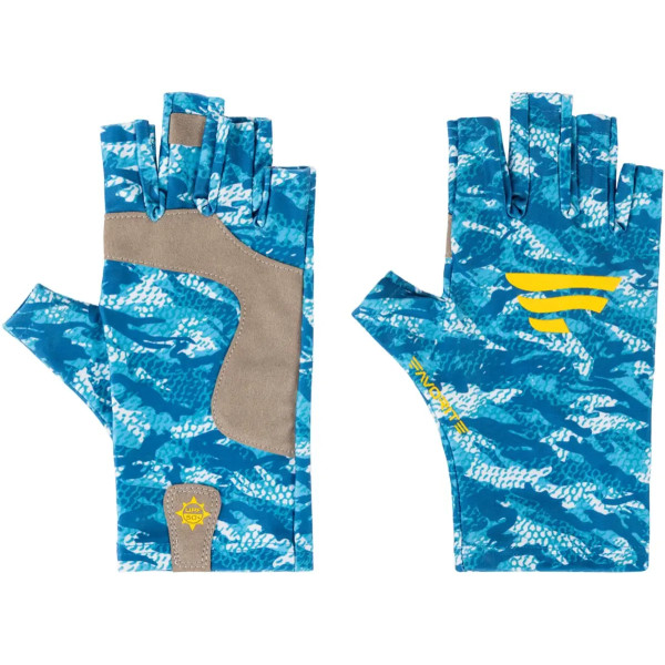 Перчатки Favorite Solar Fishing Gloves 5 Cut L/XL ц:white/blue