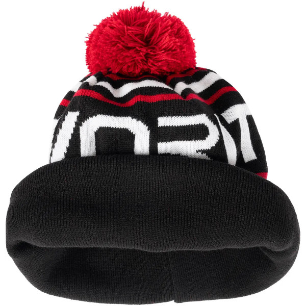 Шапка Favorite Pompon Hat 56 Black White Logo