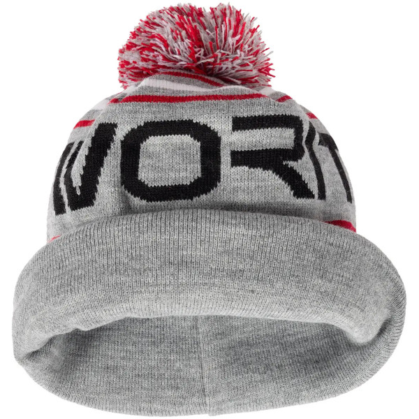 Favorite Pompon Hat 56 Gray Black Logo