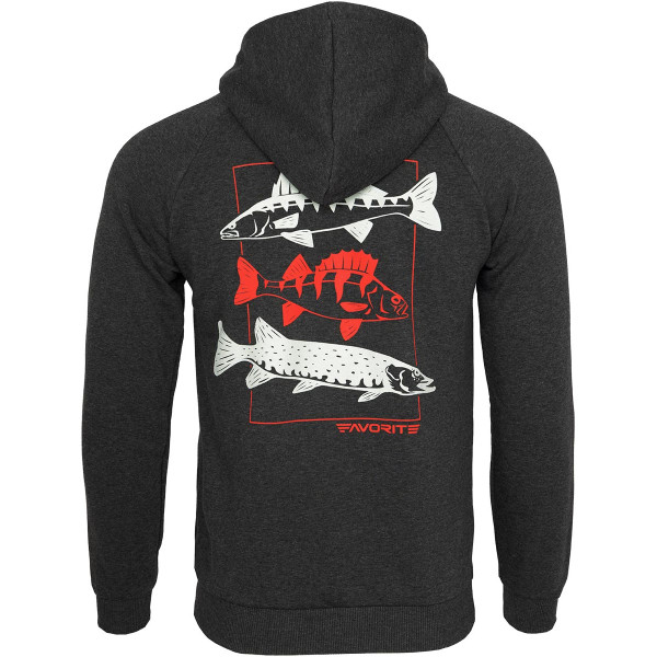 Реглан Favorite Hoodie Trio Fish S Black
