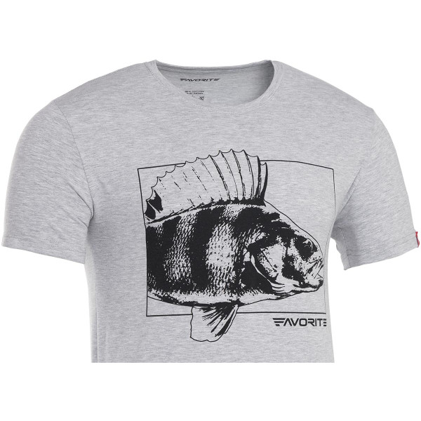 T-shirt Favorite Drawing Perch S Gray
