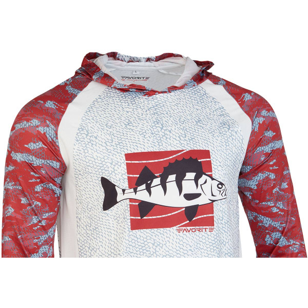Реглан Favorite Hooded Jersey Perch XL ц: червоний