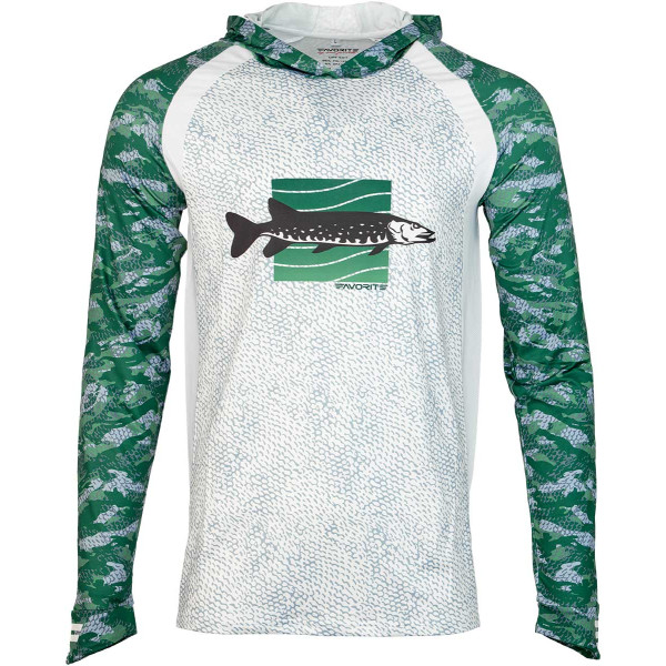 Реглан Favorite Hooded Jersey Pike 3XL ц:зеленый