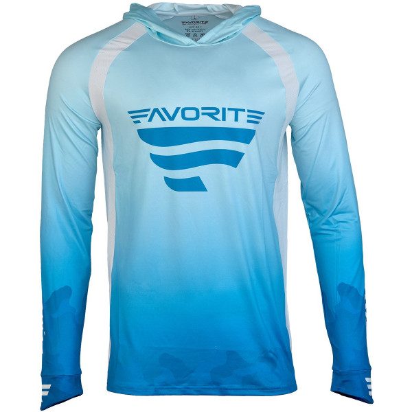 Реглан Favorite Hooded Jersey F Logo L ц:блакитний