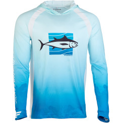 Реглан Favorite Hooded Jersey Tuna S ц:голубой