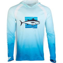 Реглан Favorite Hooded Jersey Tuna L ц:блакитний